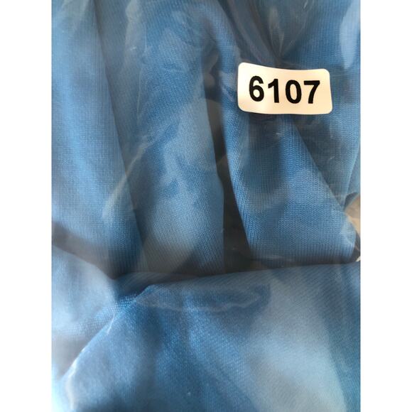 Patagonia Bandha Dress Jersey Knit Twist Front A-Line Knee Length Blue Large - Picture 6 of 6